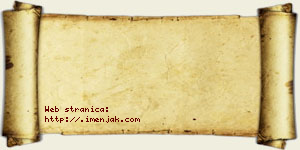 Jovana Vesović vizit kartica